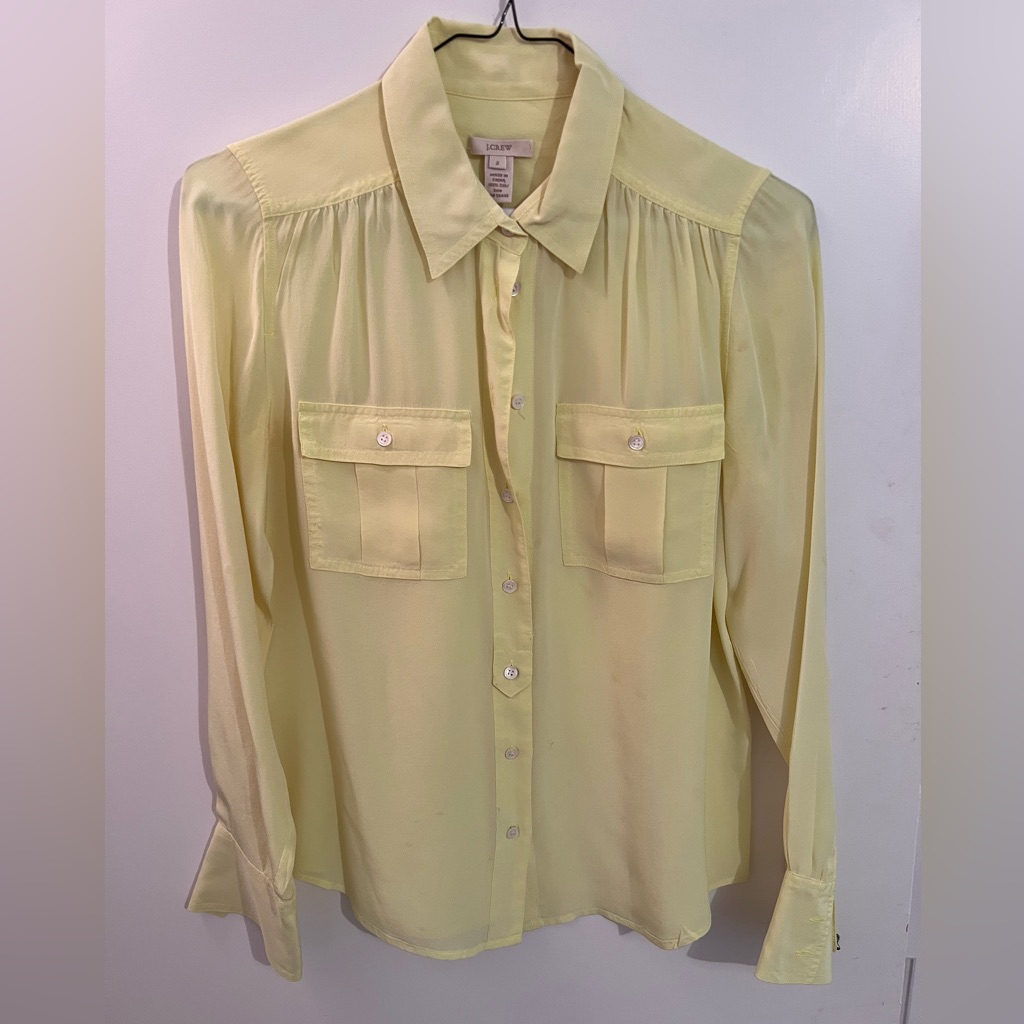 Yellow Button Down- Lightly Worn